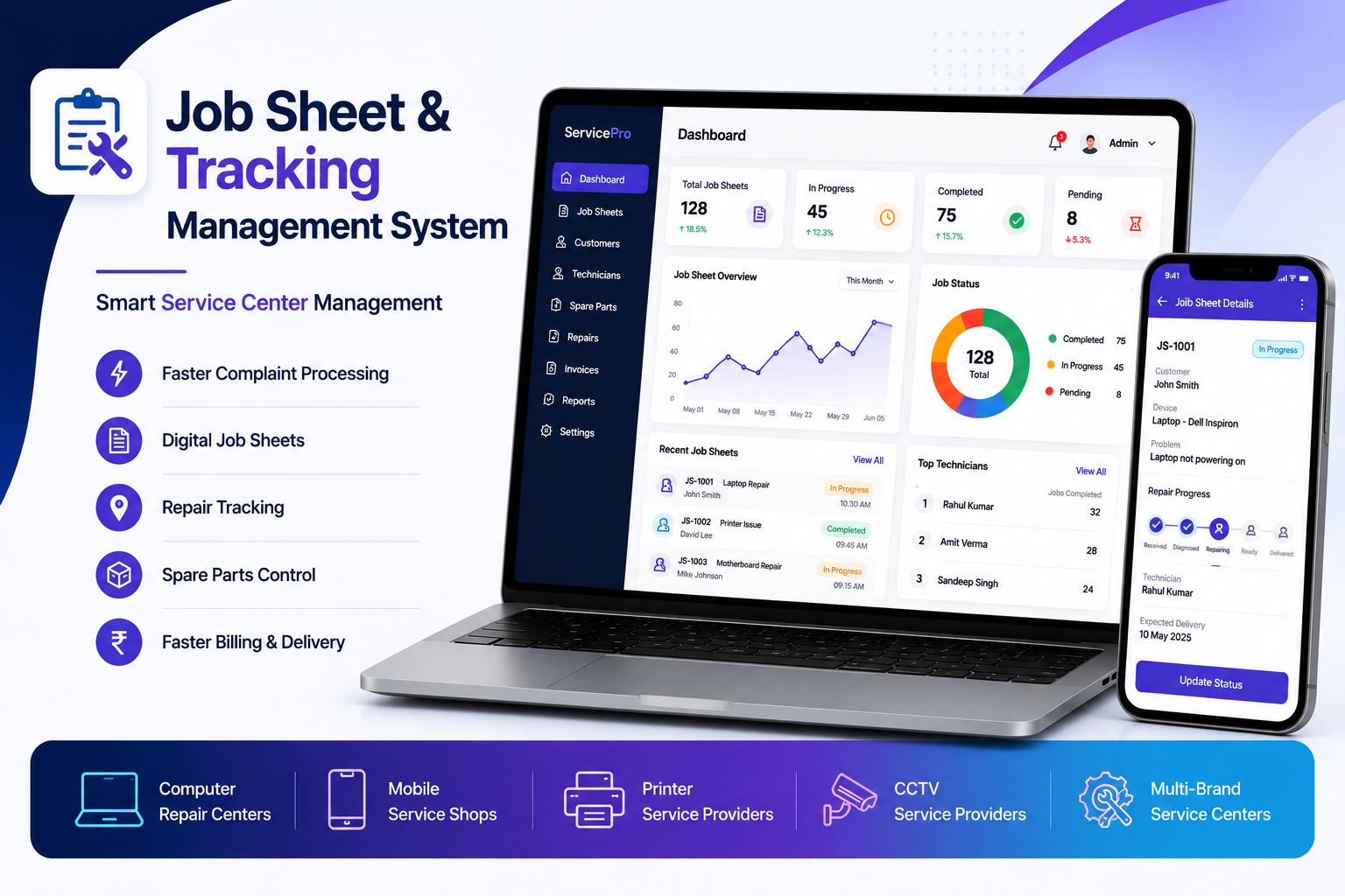 Job Sheet Tracking System